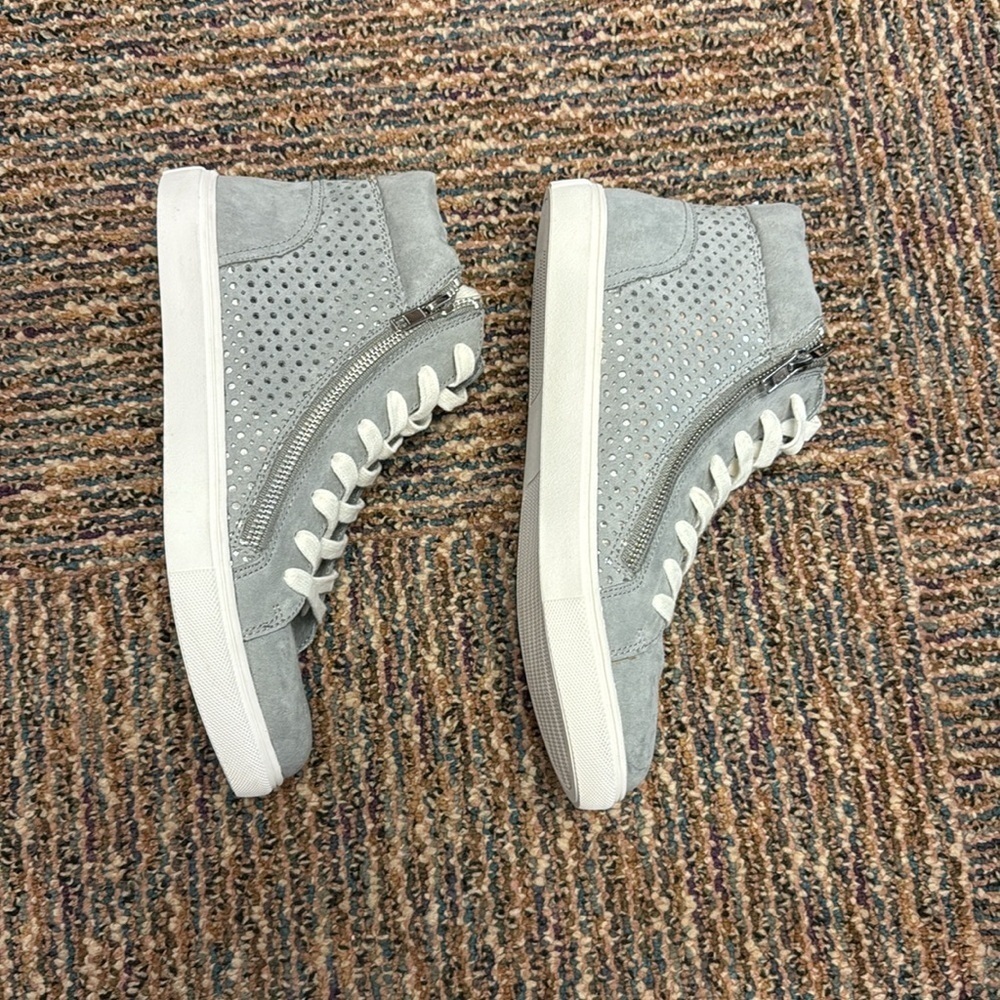 Steve Madden Elyka' Laser Cut High Top Sneaker - Picture 4 of 8
